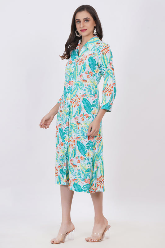 Garden Luxe A-Line Dress