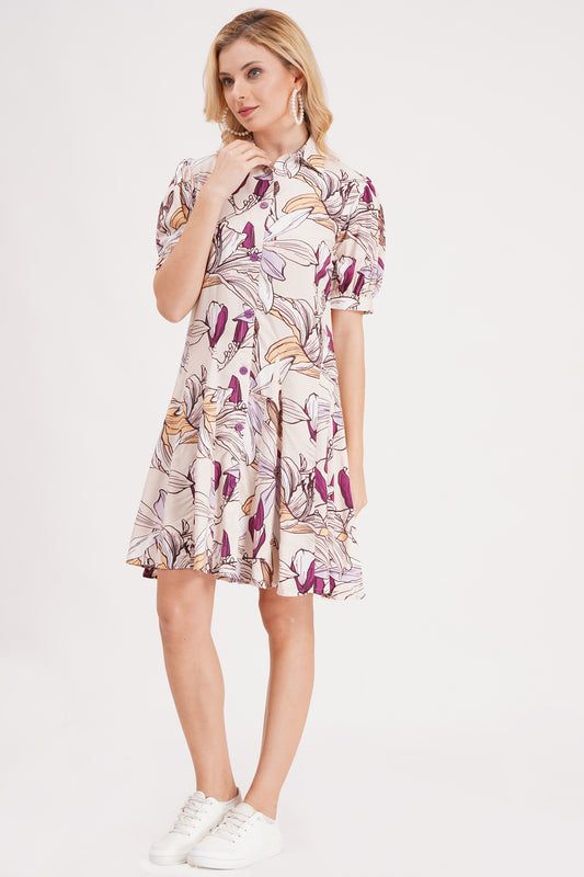 Mystic Vine Short Dress
