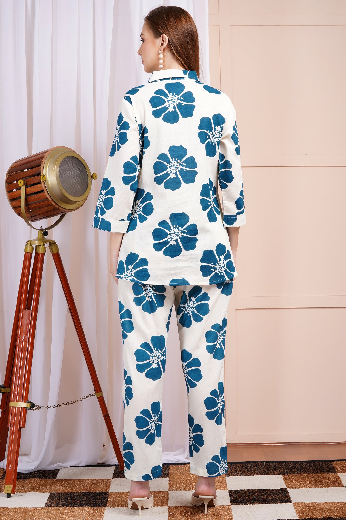 Indigo Blossom Co-ord Set