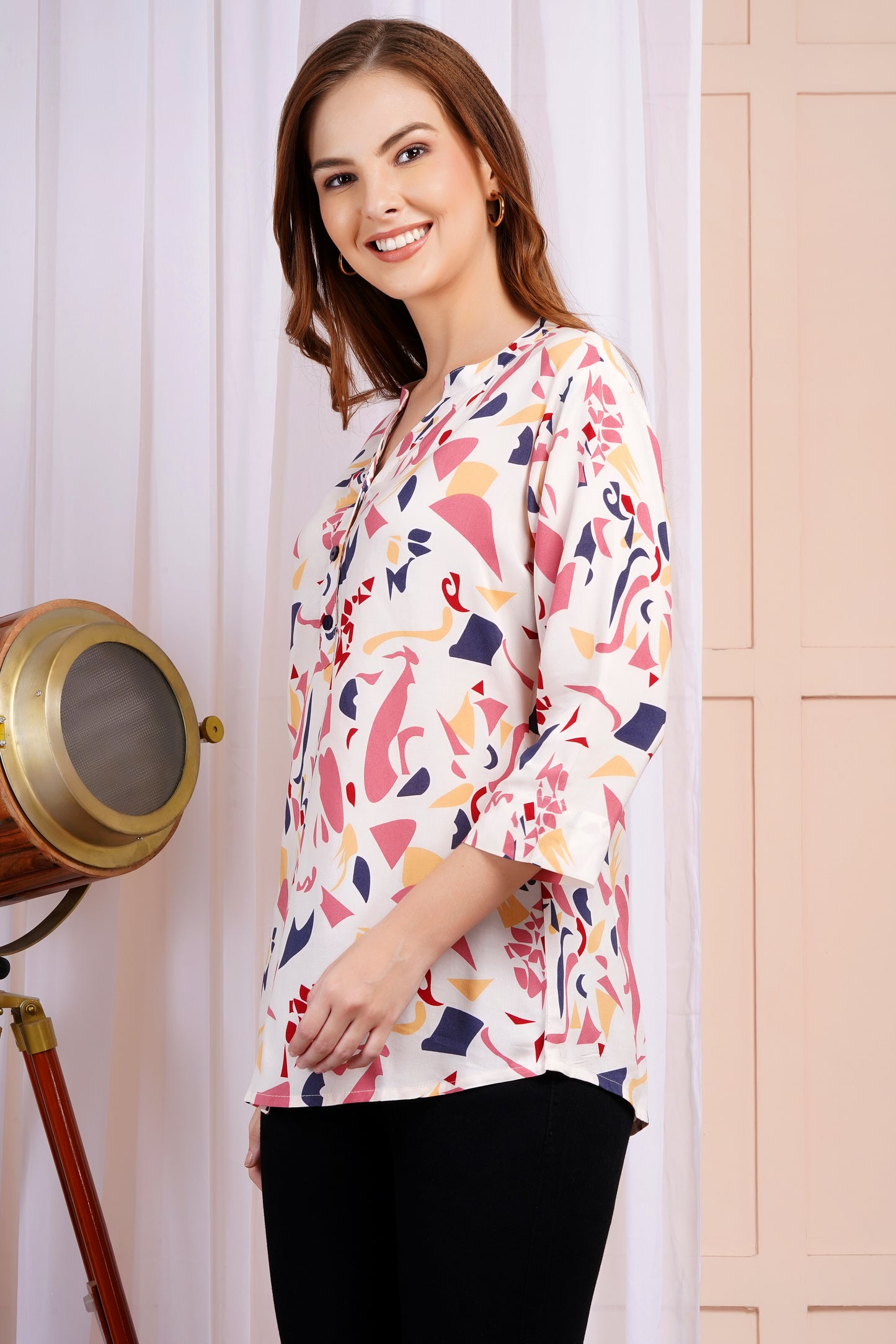 Candy Blush Print Top