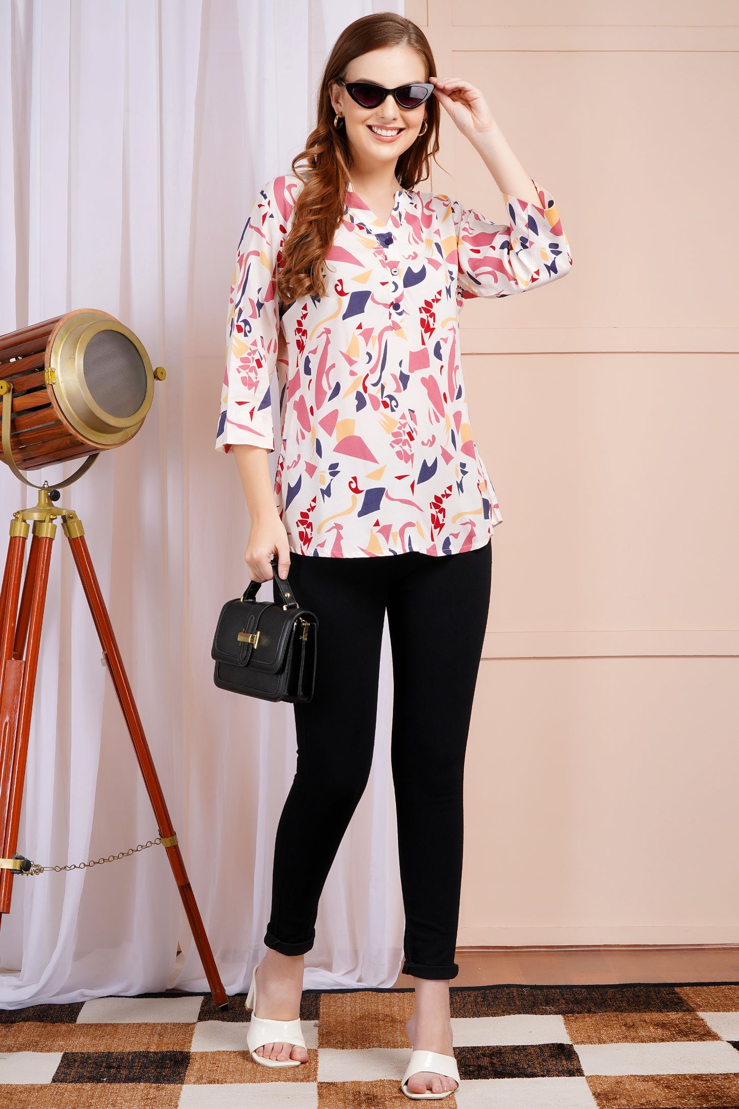 Candy Blush Print Top