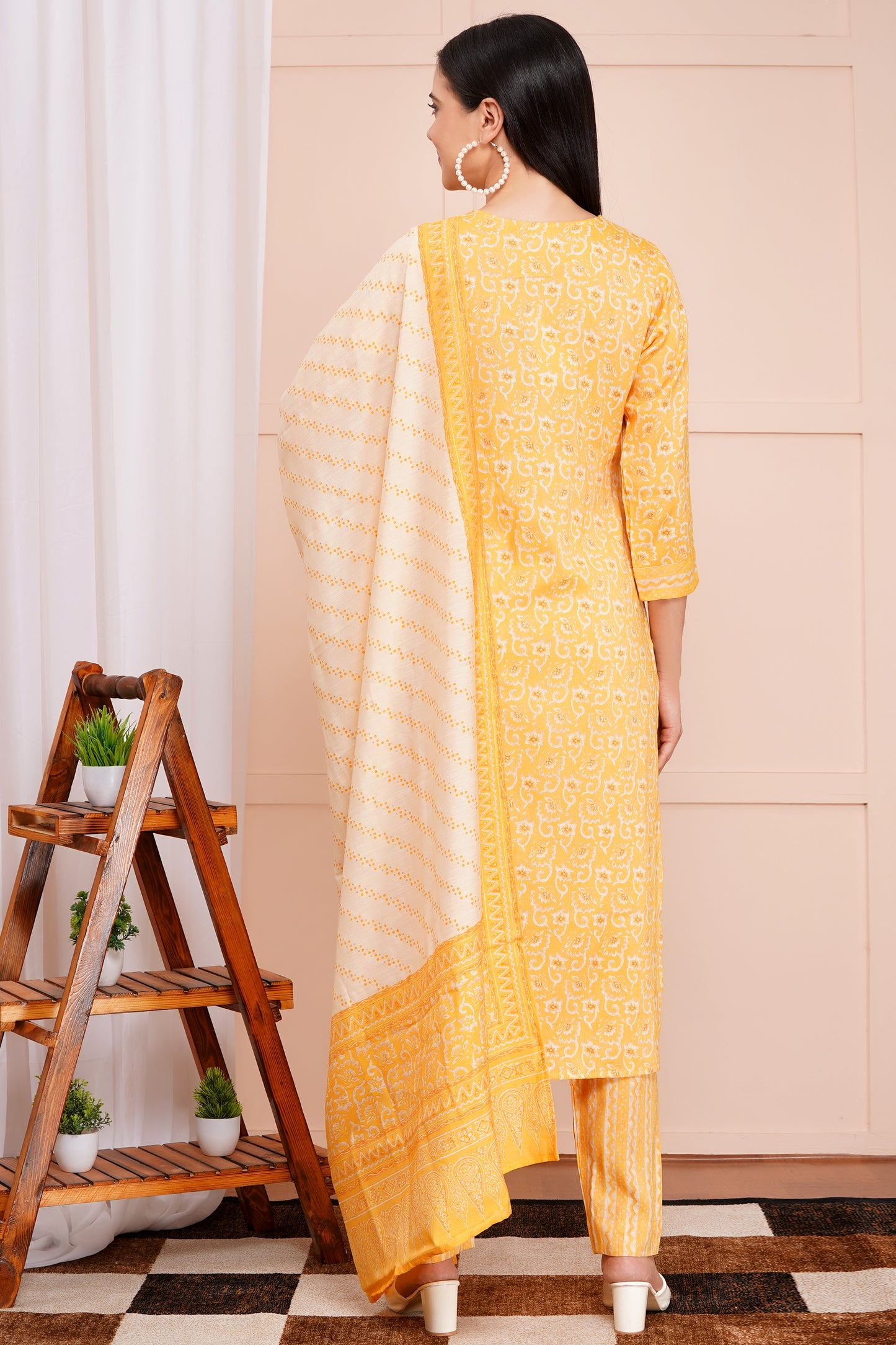 Marigold Muse Pant Set with Dupatta