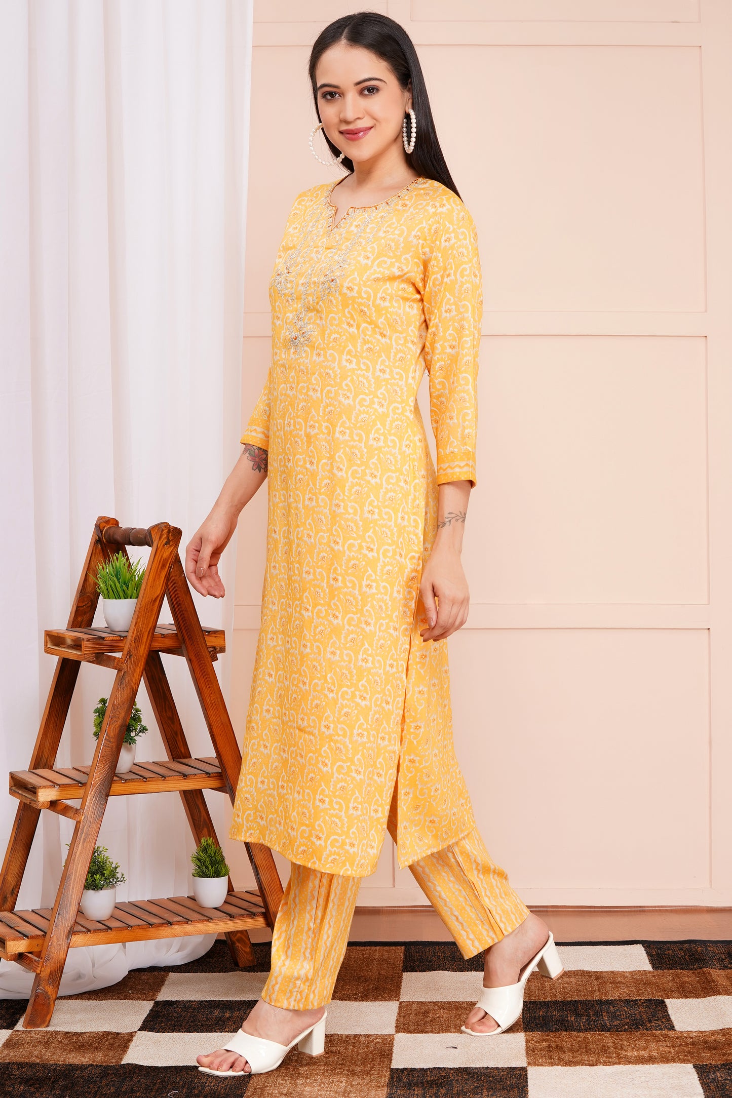 Marigold Muse Pant Set with Dupatta