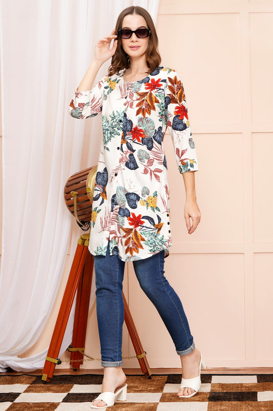 Botanical Bliss Short Kurti