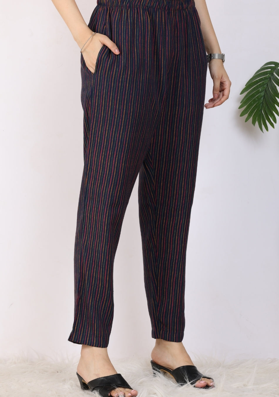 Midnight Garden Ensemble Pant Set with Dupatta