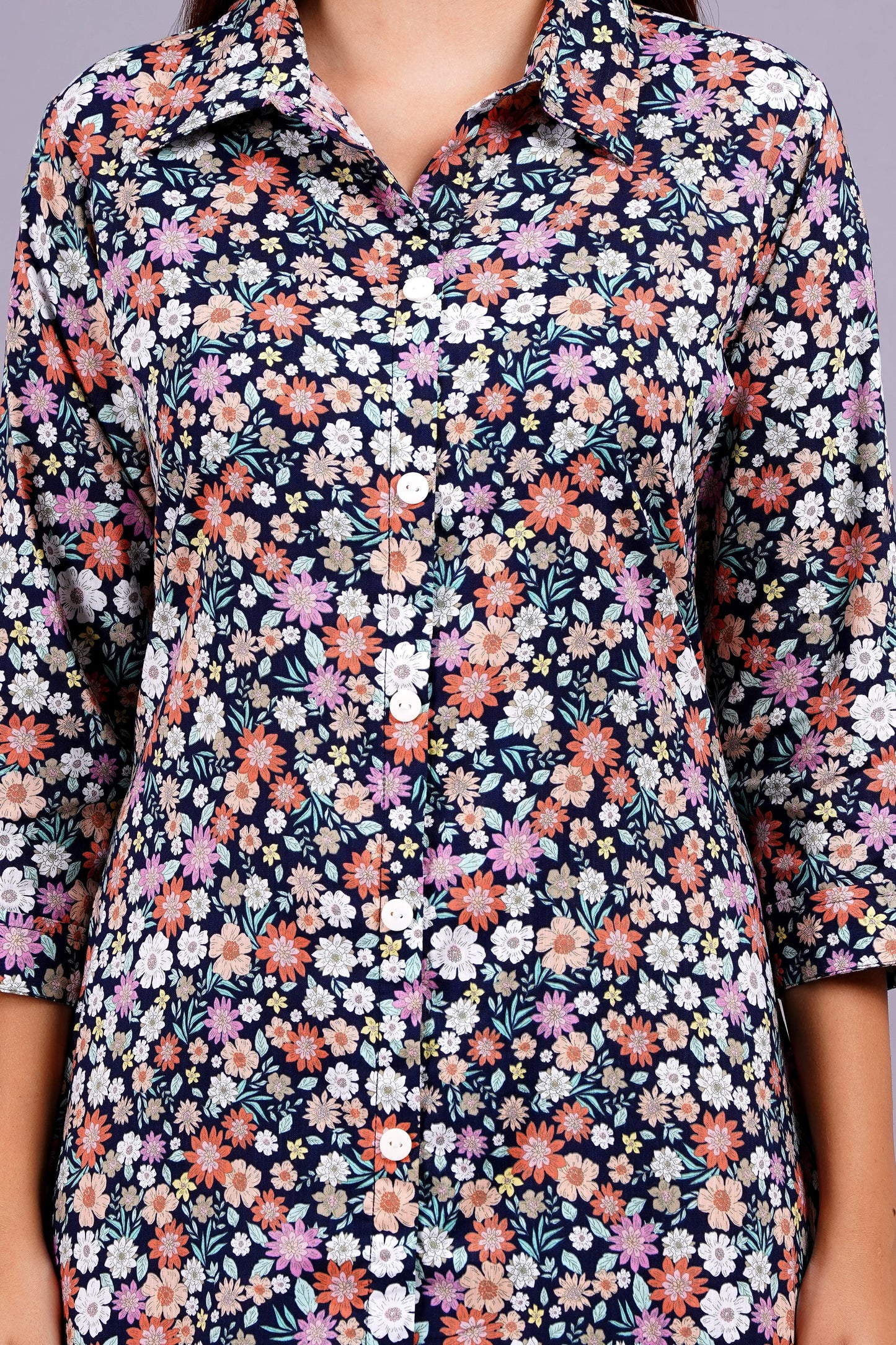 Floral Charm A-Line Dress