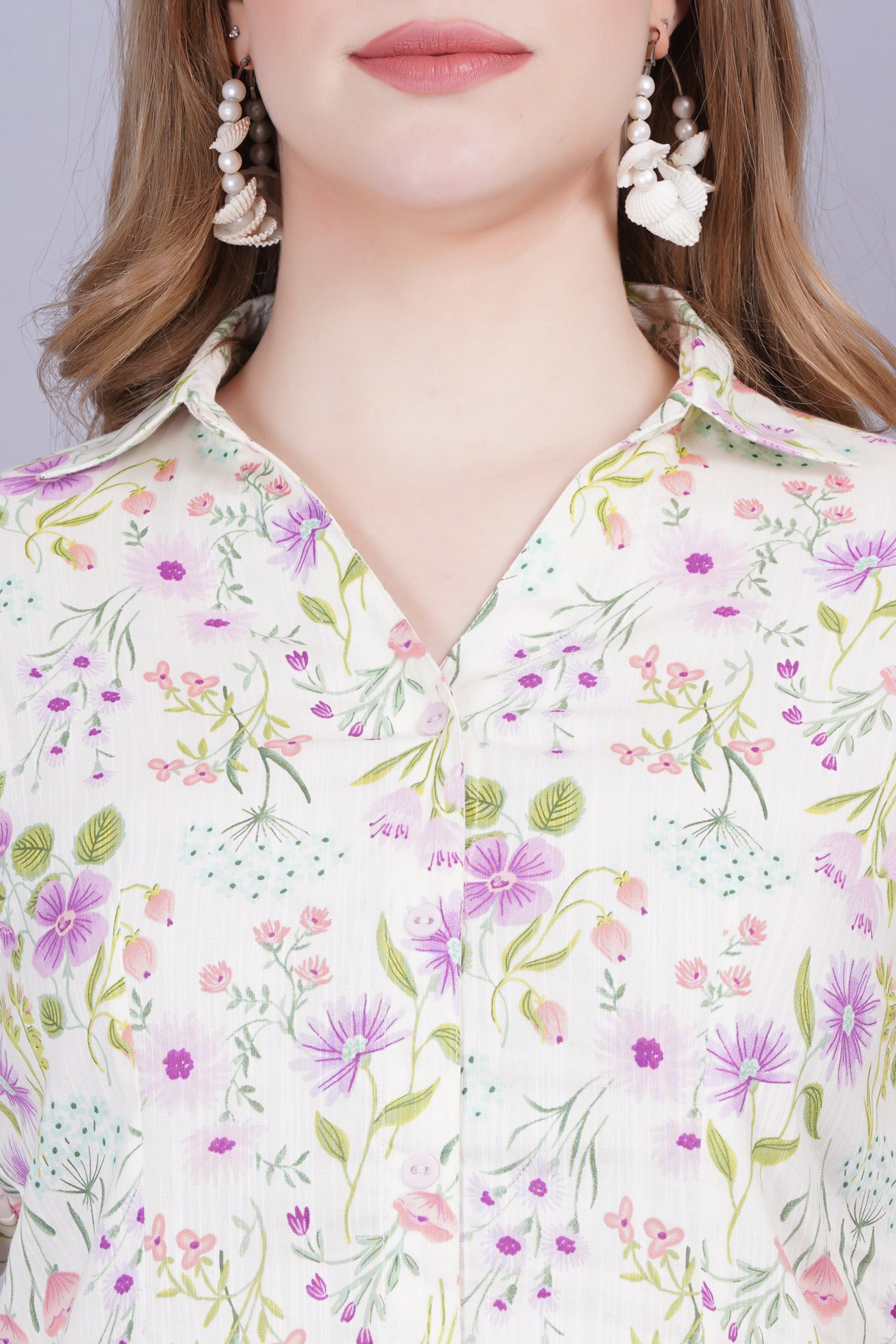 Botanical Print Top