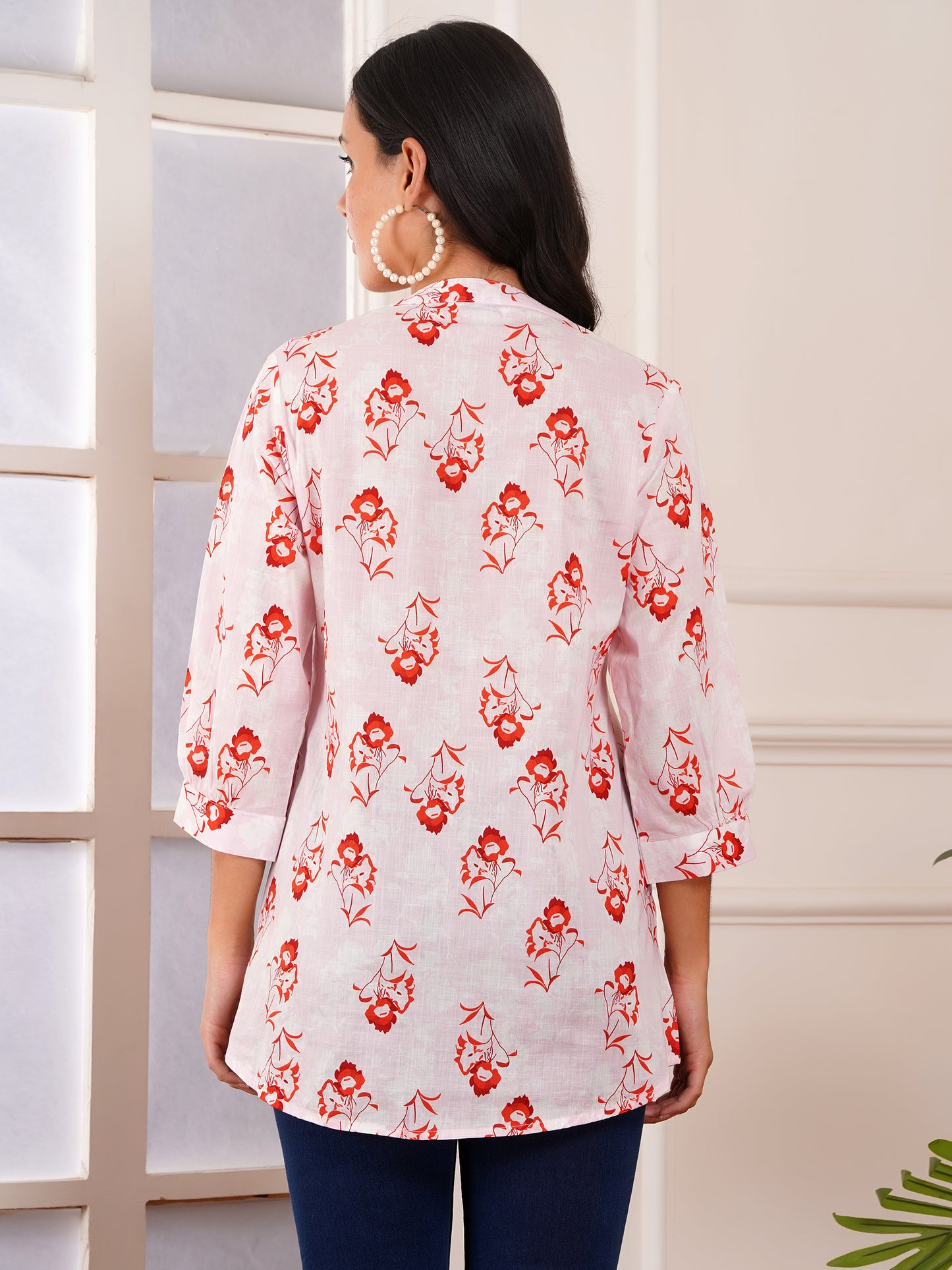 Cherry Blossom Pintucks Top