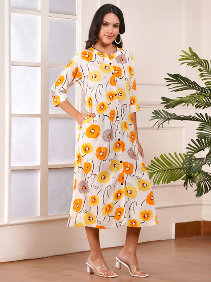 Sunblossom A-Line Dress
