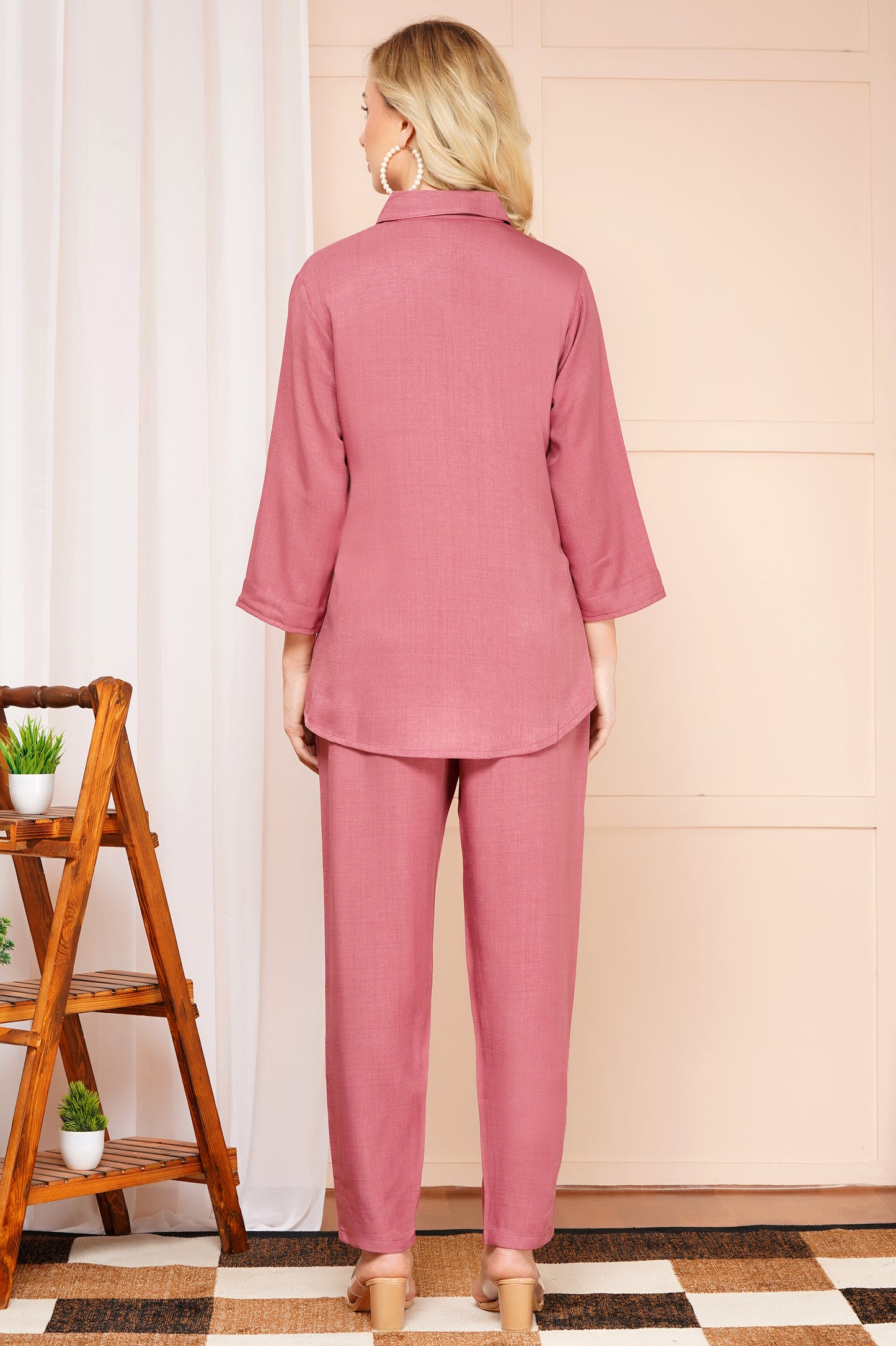 Blush in Style Rose Pink Co-ord Set