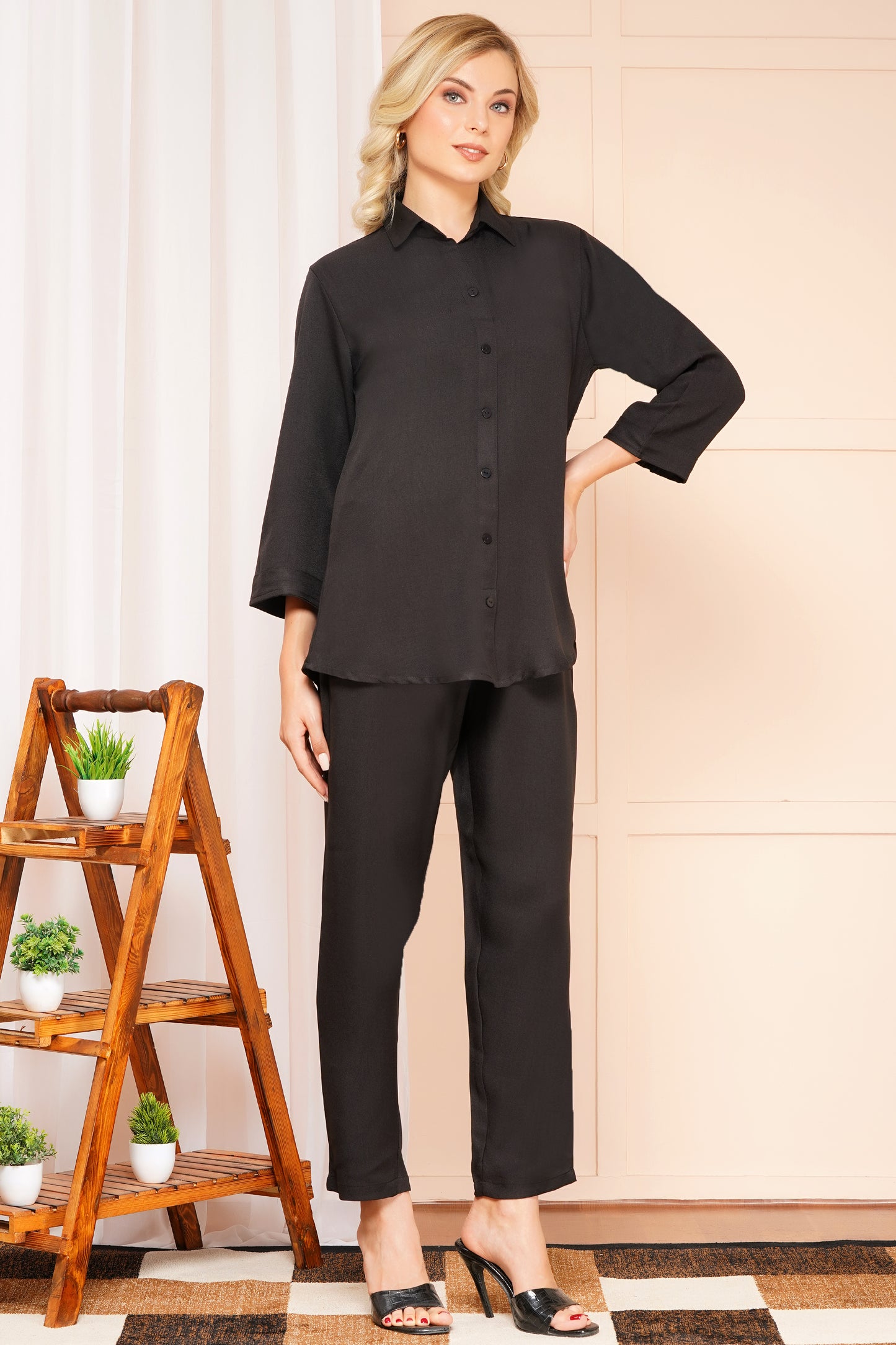 Midnight Black Co-ord Set