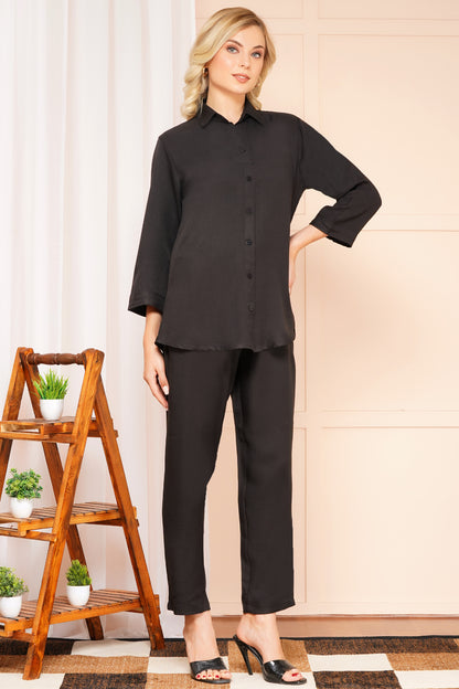 Midnight Black Co-ord Set