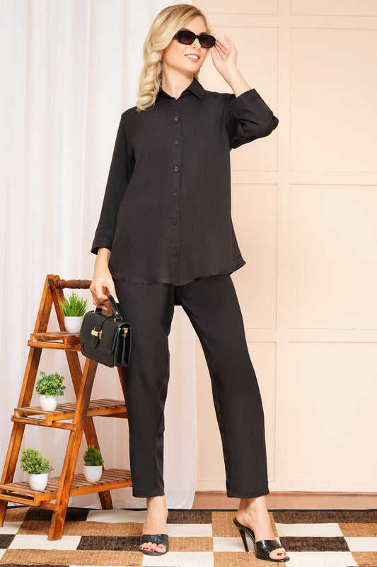 Midnight Black Co-ord Set