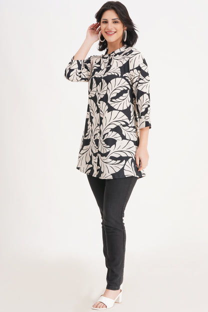 Enchanted Foliage Short Kurti