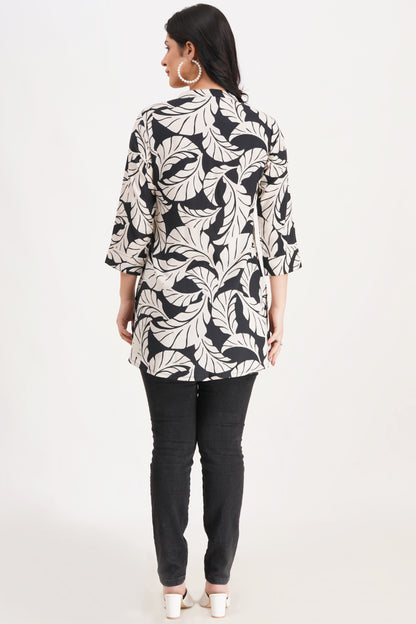 Enchanted Foliage Short Kurti