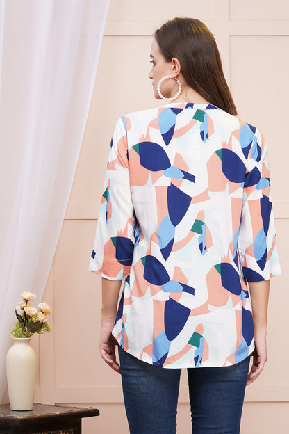 Abstract Print Top