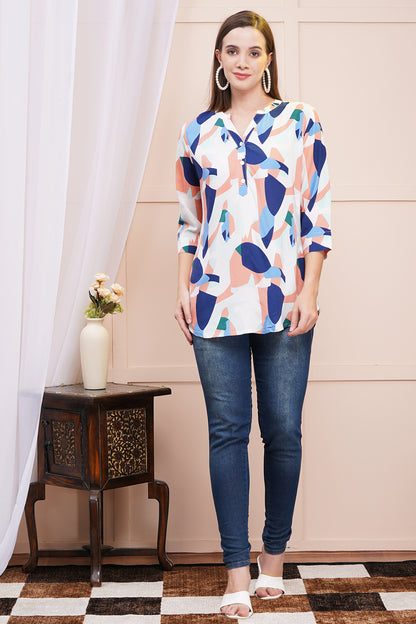 Abstract Print Top