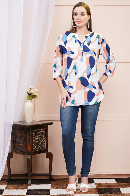Abstract Print Top