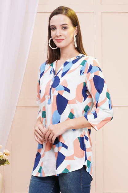 Abstract Print Top