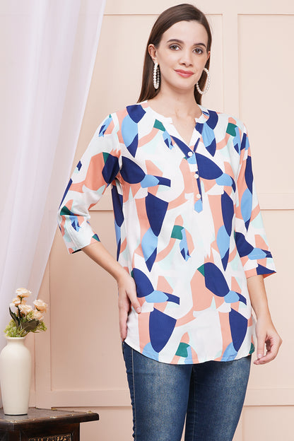 Abstract Print Top