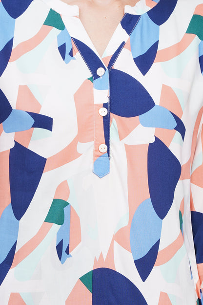 Abstract Print Top