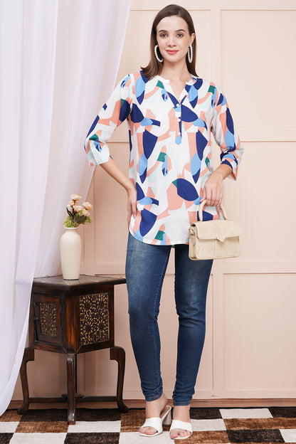 Abstract Print Top