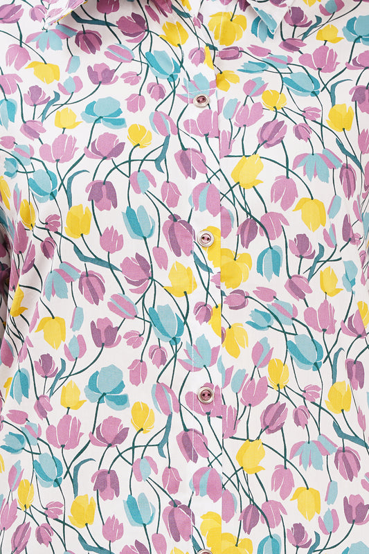 Spring Meadow A-Line Shirt Dress