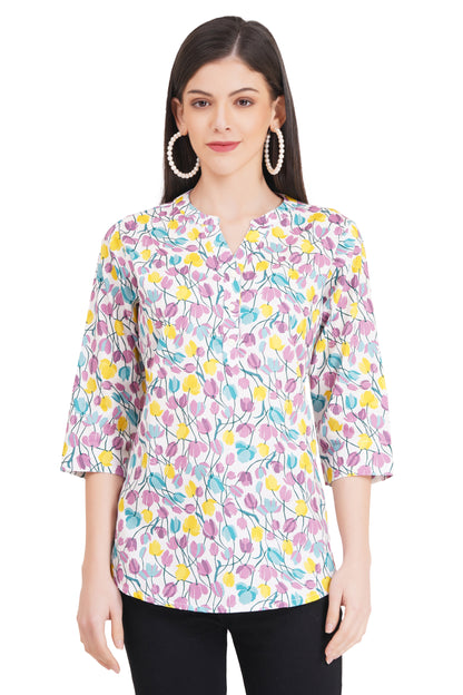 Blossom Charm Print Top