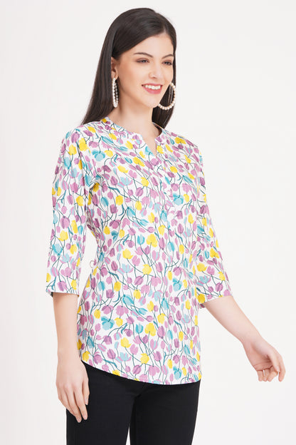 Blossom Charm Print Top
