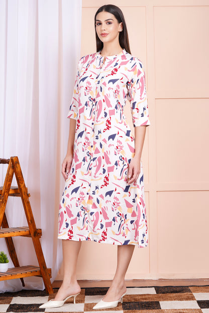 Candy Blush A-Line Dress
