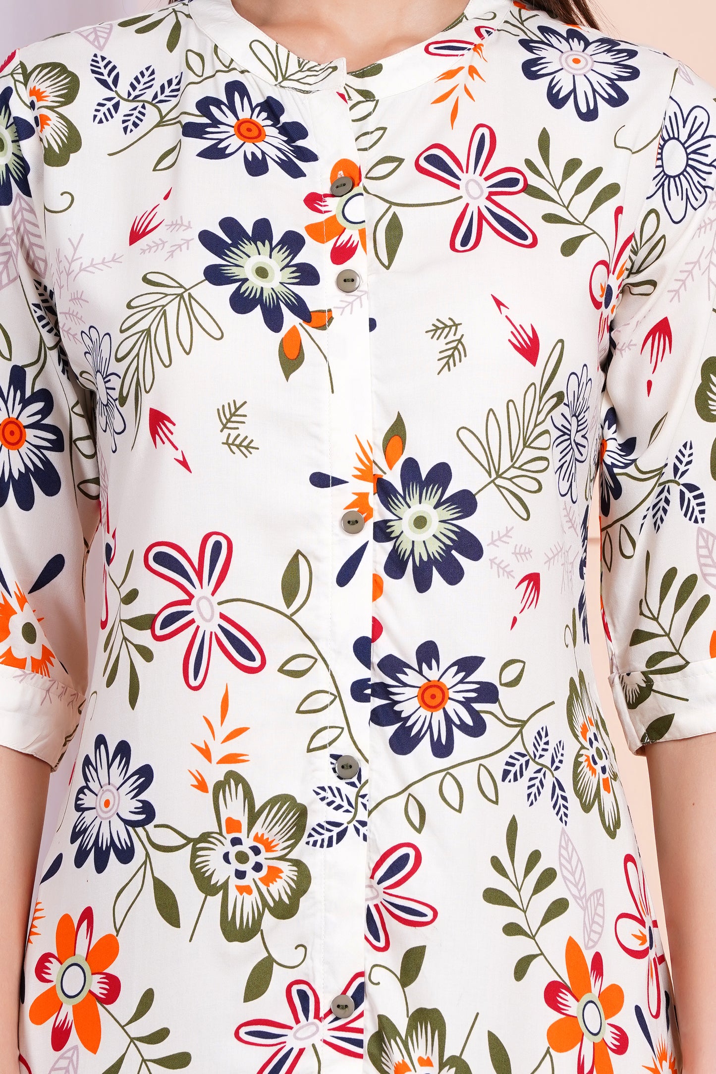 Autumn Bloom A-Line Dress
