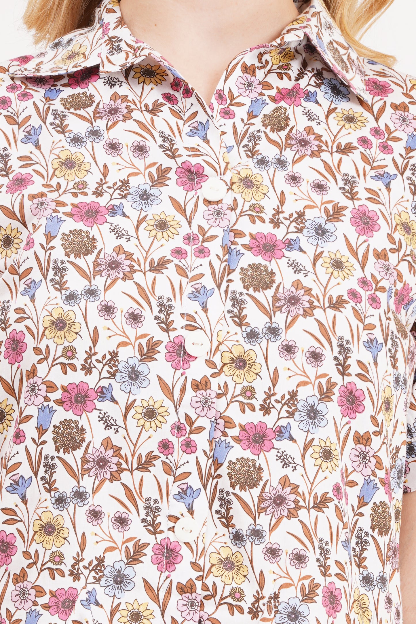Vintage Floral Short Dress