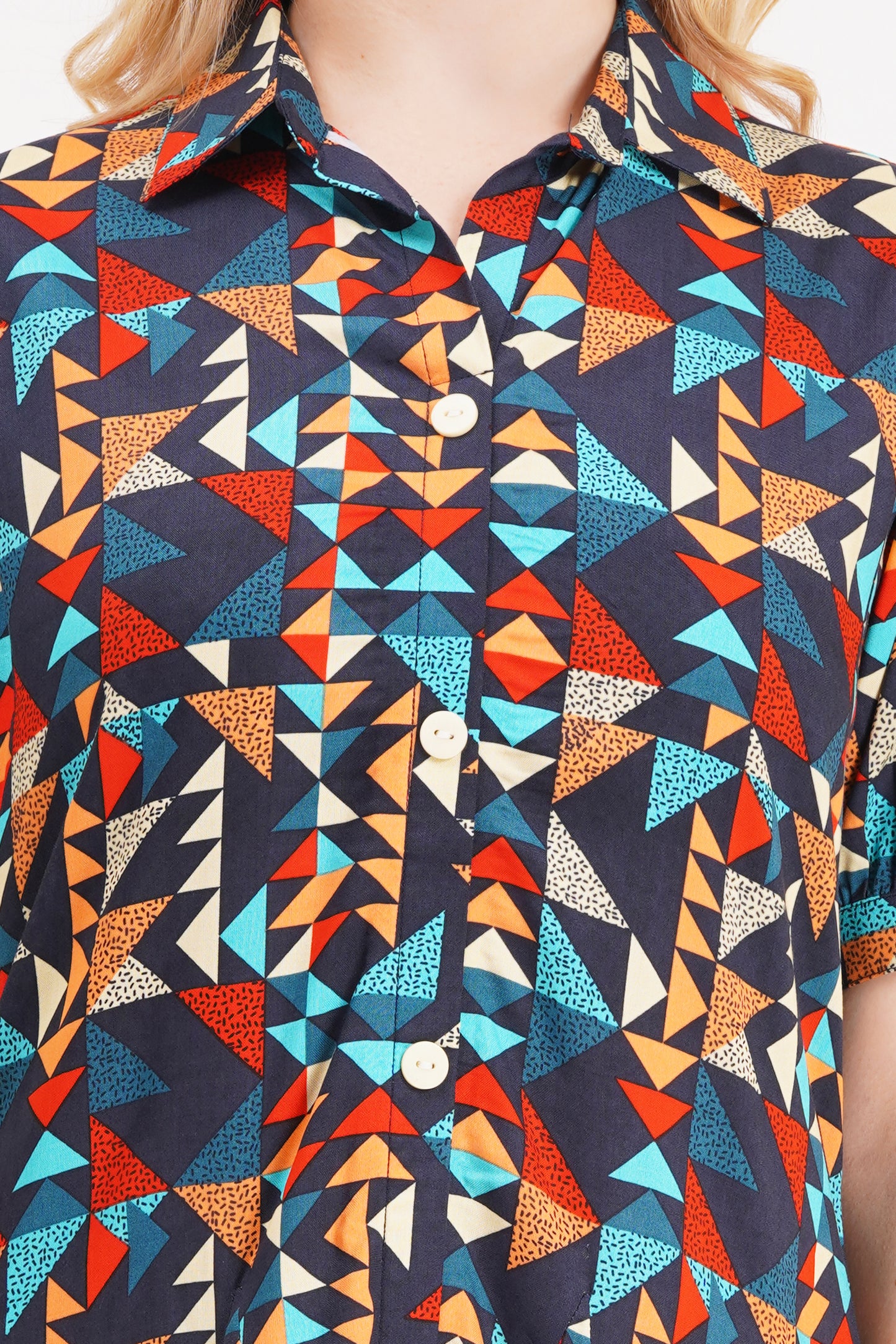 Bold Abstract Short Dress