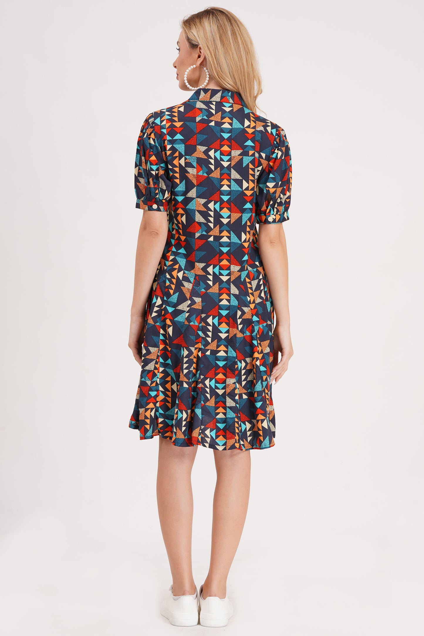 Bold Abstract Short Dress