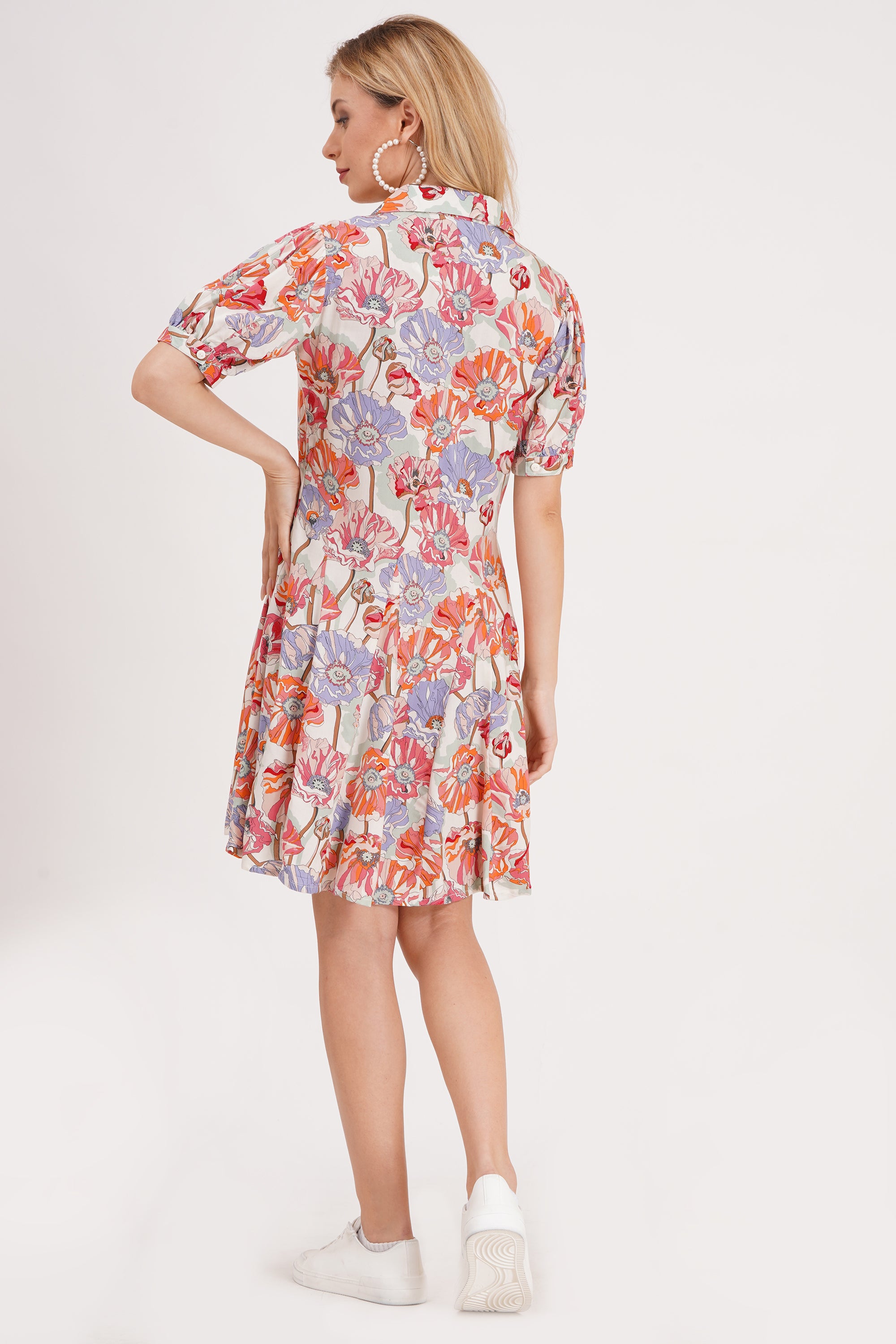 Petal Vibe Short Dress