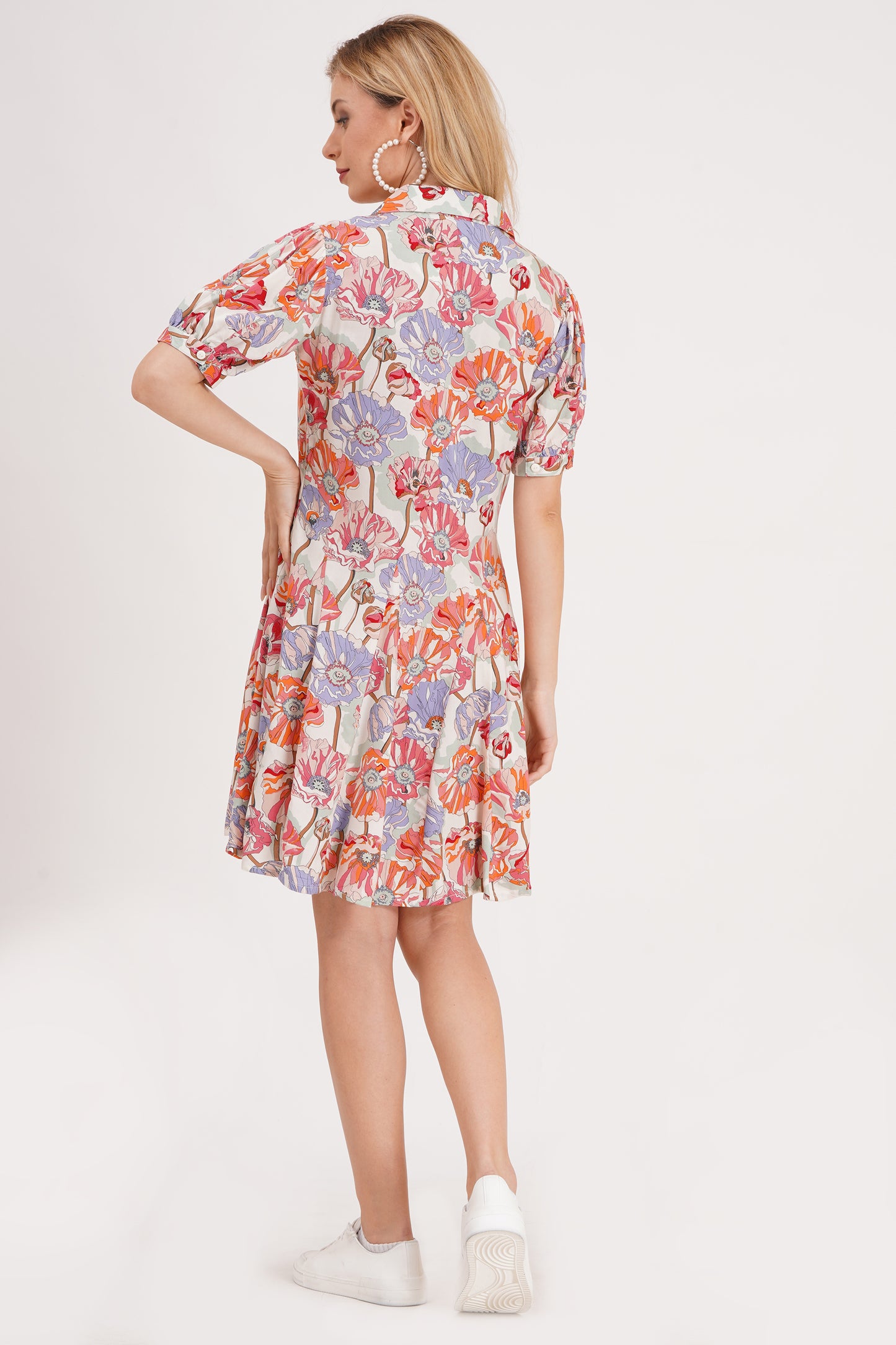 Petal Vibe Short Dress