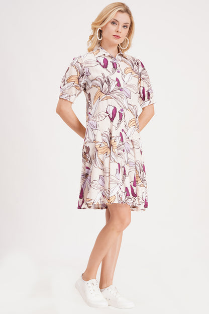 Mystic Vine Short Dress