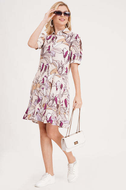 Mystic Vine Short Dress