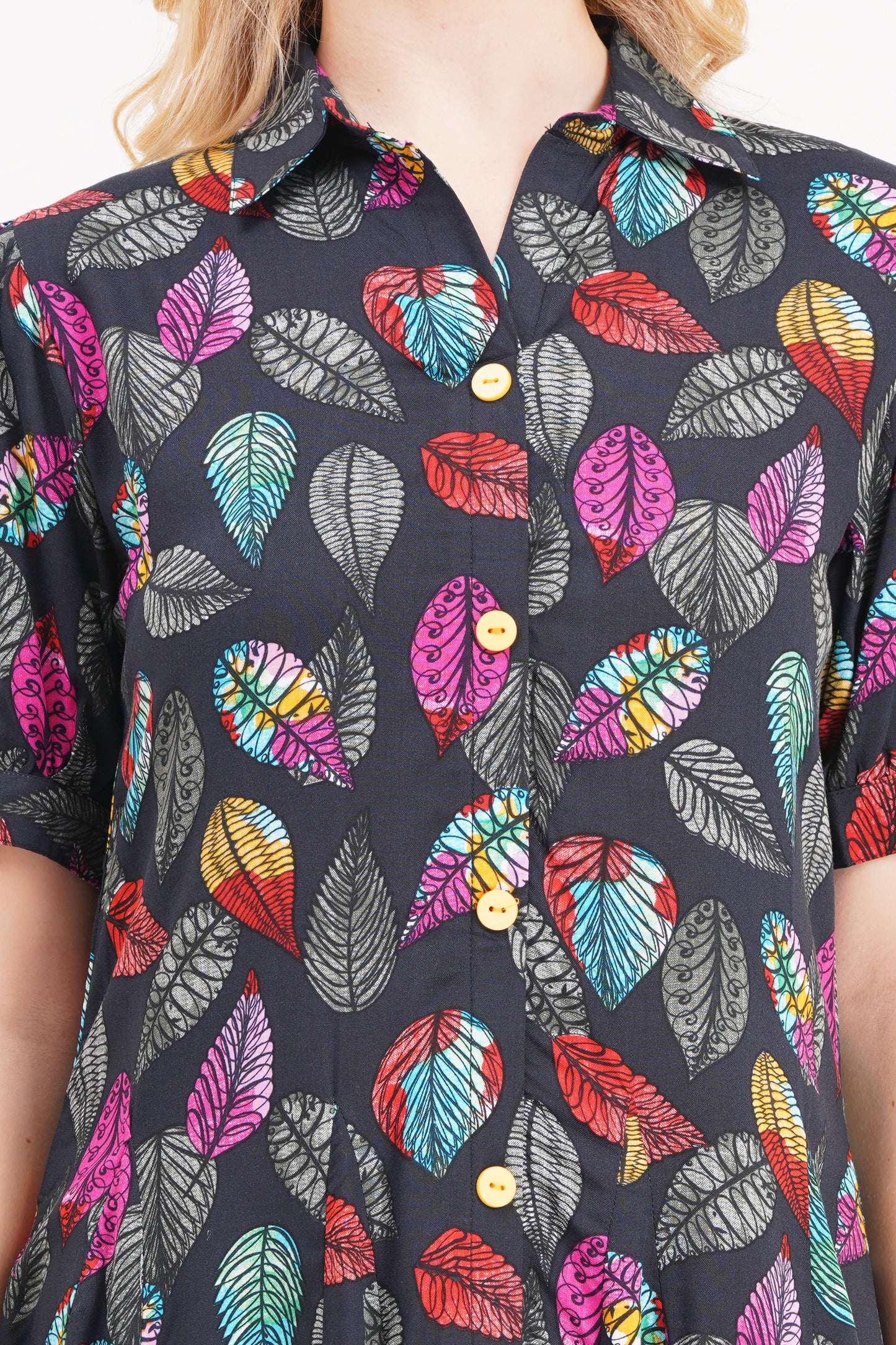 Midnight Botanica Short Dress