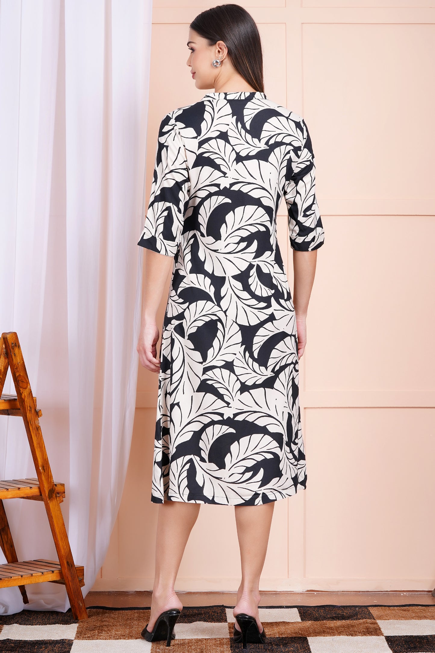 Enchanted Foliage A-Line Dress