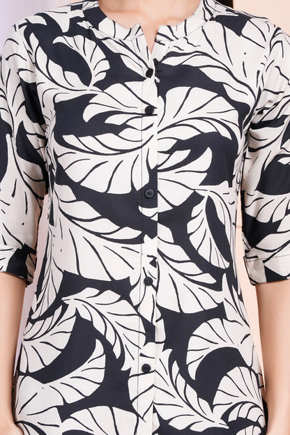 Enchanted Foliage A-Line Dress