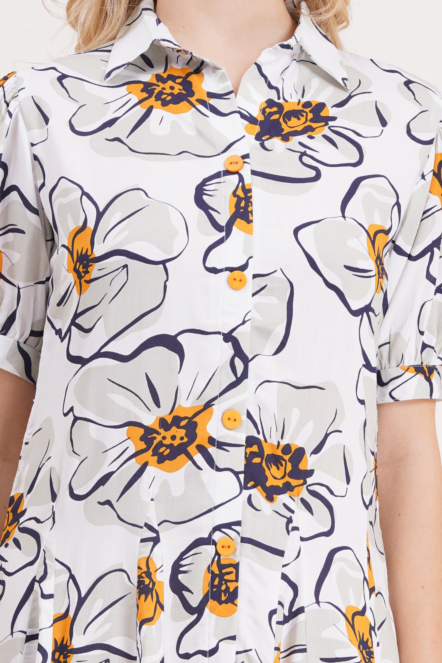 Ivory Garden Short Dress