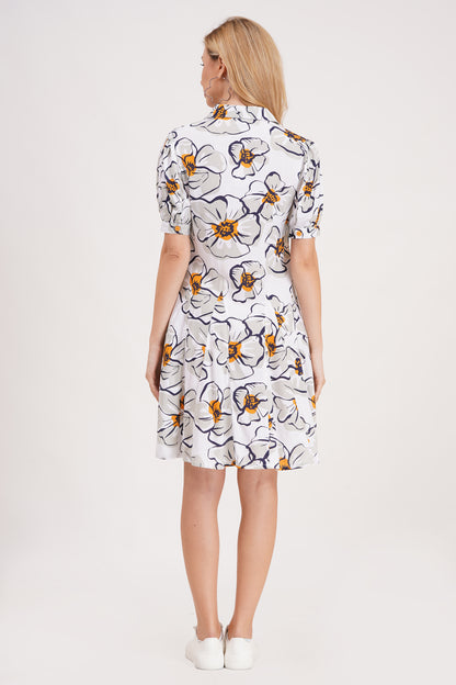 Ivory Garden Short Dress