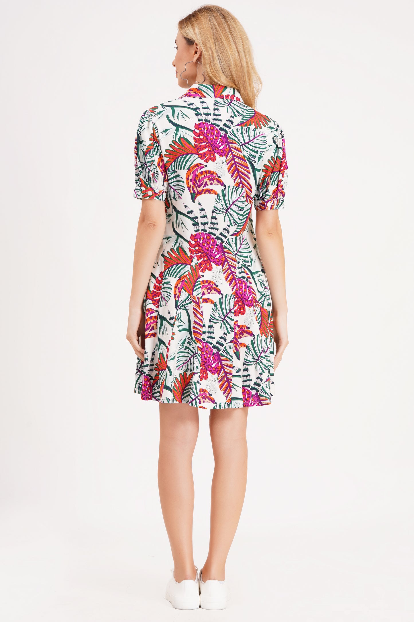 Pastel Meadow Short Dress