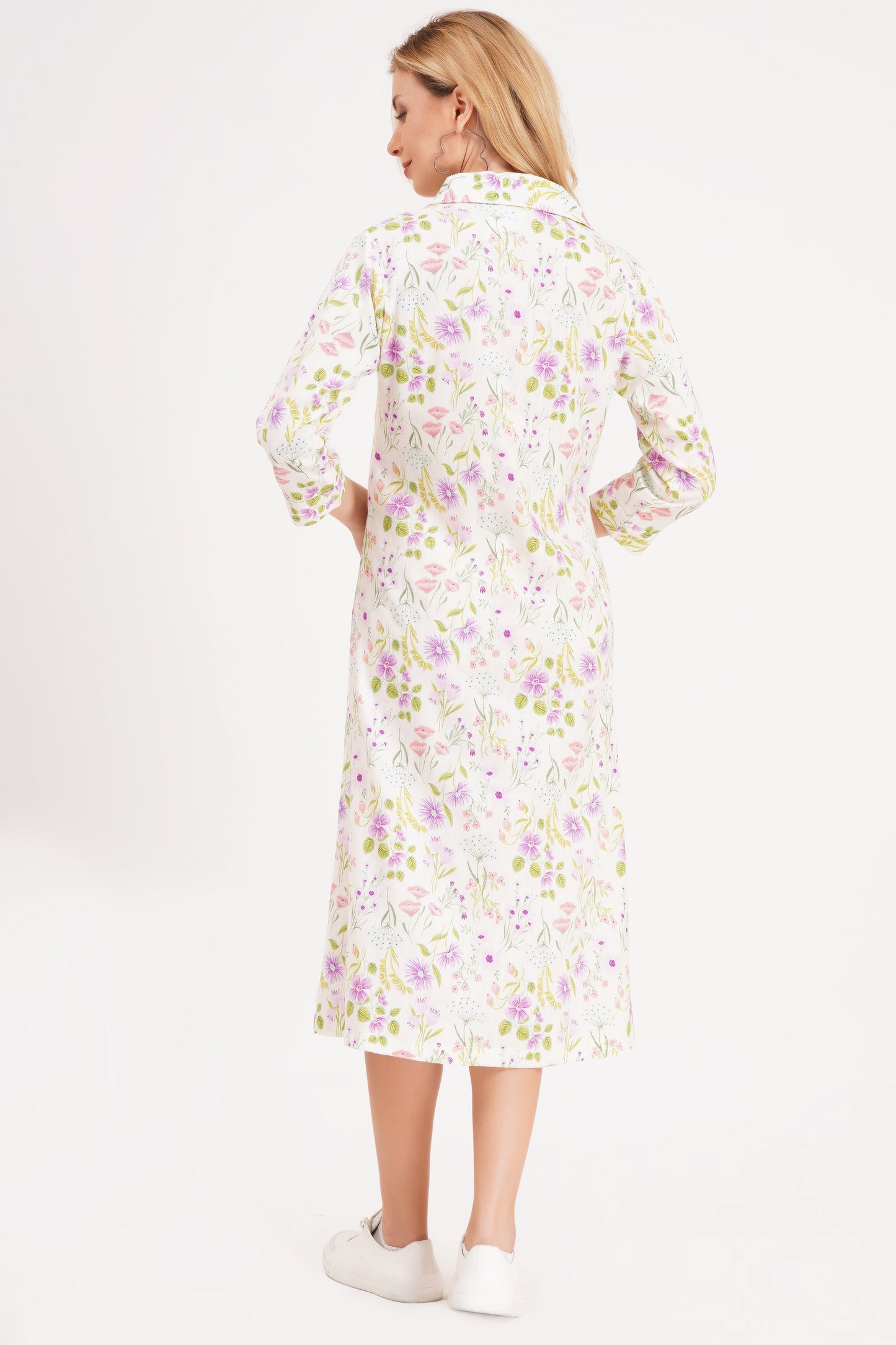 Botanical A-Line Dress