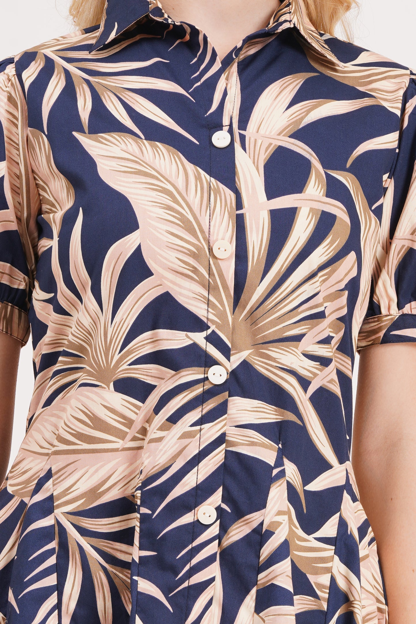 Royal Flora Short Dress