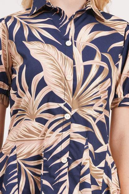 Royal Flora Short Dress
