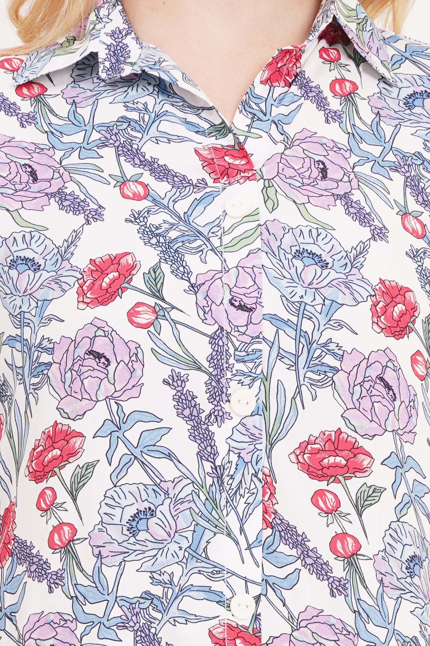 Bloom On Blue Short Dress
