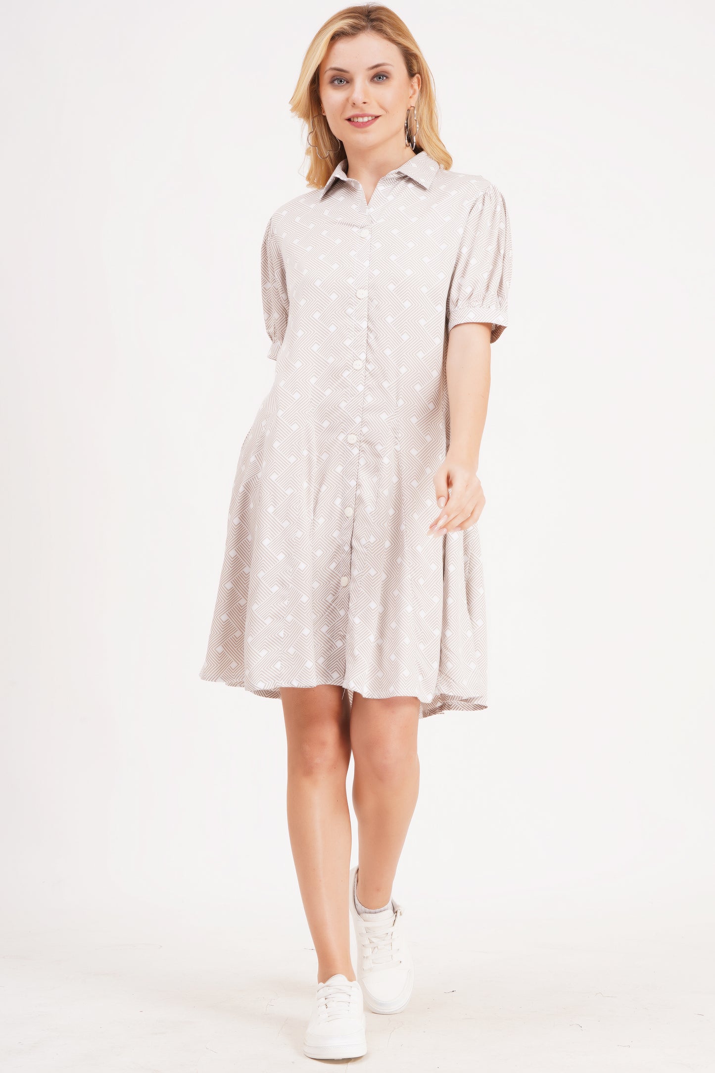 Geometric Short Dress