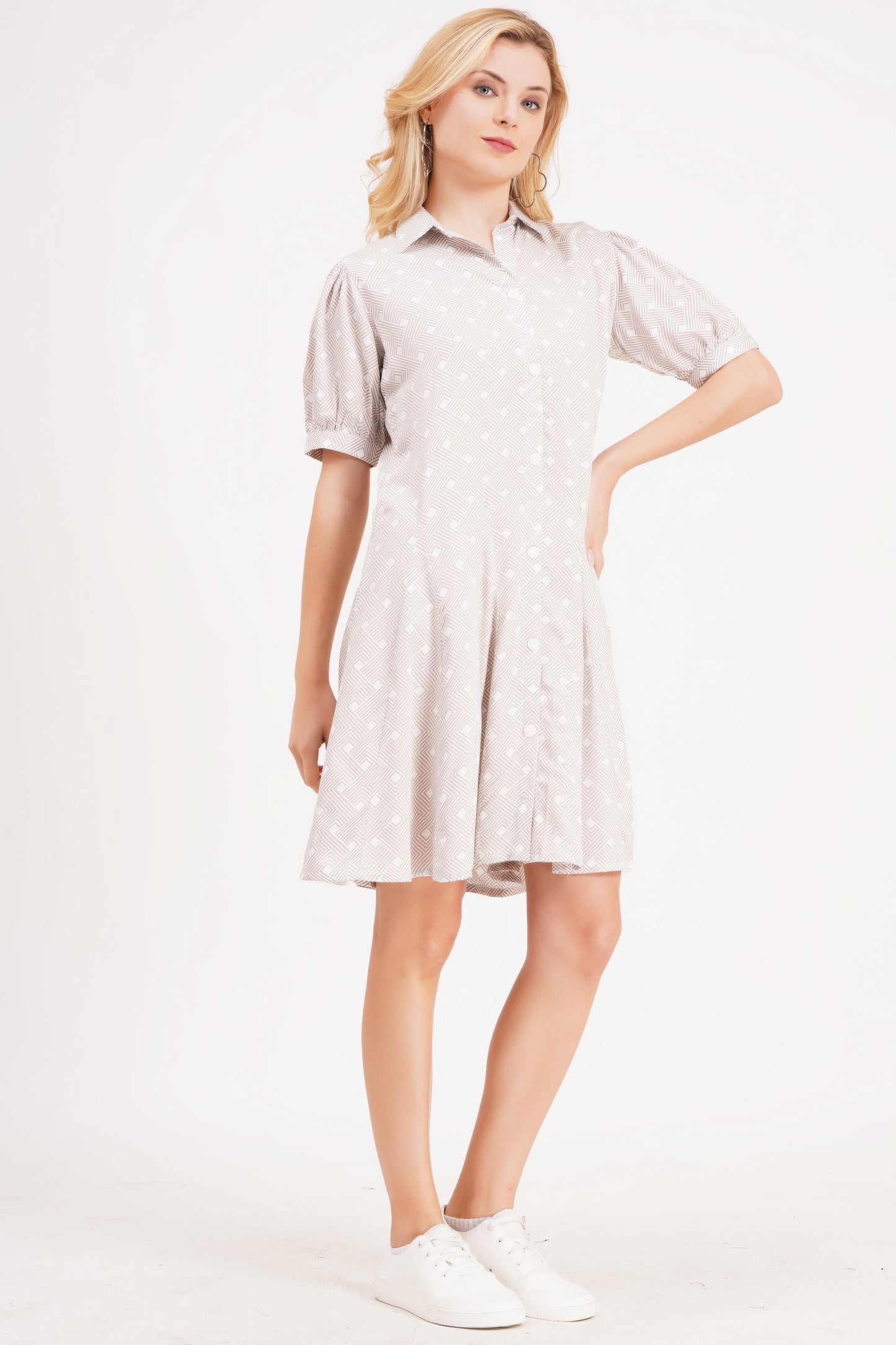 Geometric Short Dress